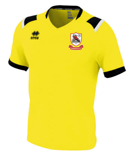 Yellow Ramsgate Football Club 1st Team Shirt Adult.